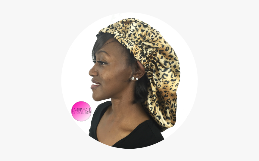 Cheetah Print Shower Cap Png - Girl, Transparent Png, Free Download