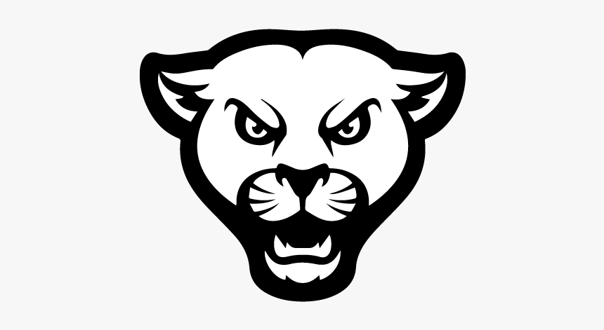 Cougar Black And White Clipart, HD Png Download, Free Download