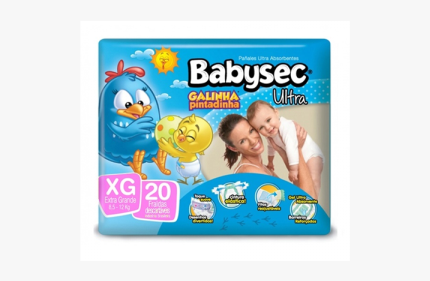 Fralda Babysec Galinha Pintadinha Xg "
title="fralda - Babysec Premium, HD Png Download, Free Download