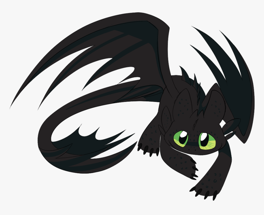 Night Fury Png - Cartoon, Transparent Png, Free Download