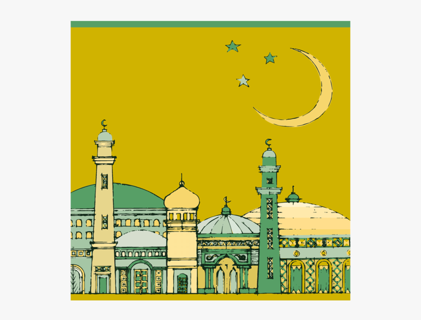 Eid El Fiter-b Rectangular Coaster "
 Class= - Illustration, HD Png Download, Free Download