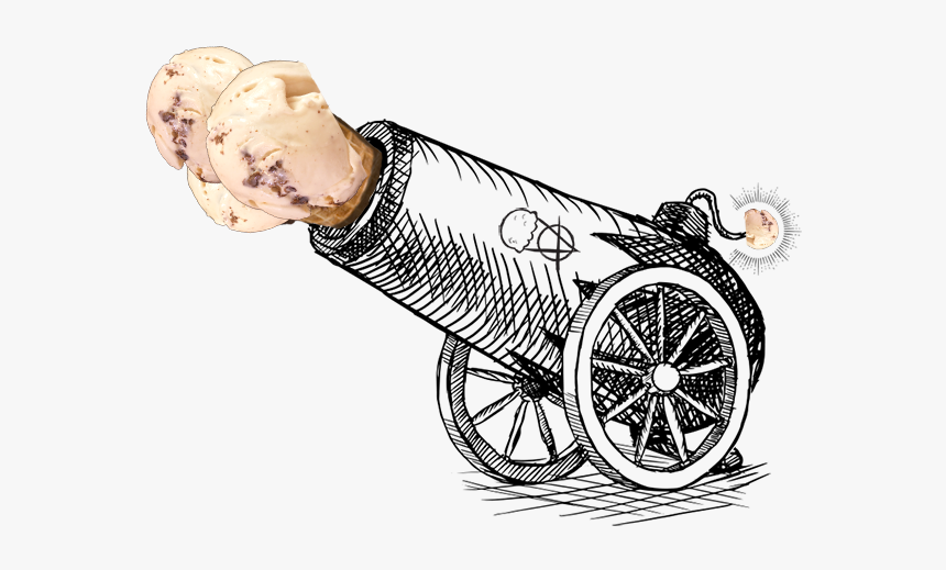 Flavor Photo - Drawn Modern Cannon, HD Png Download, Free Download