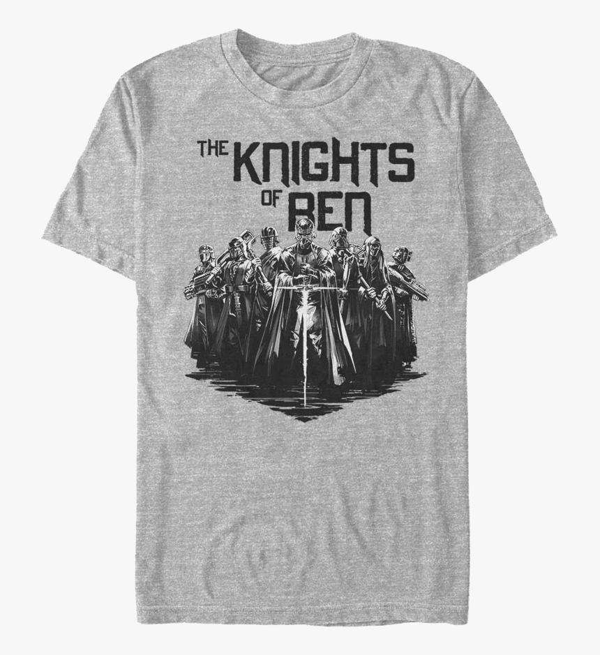 Black And White Knights Of Ren Star Wars T-shirt - Knights Of Ren Shirt, HD Png Download, Free Download