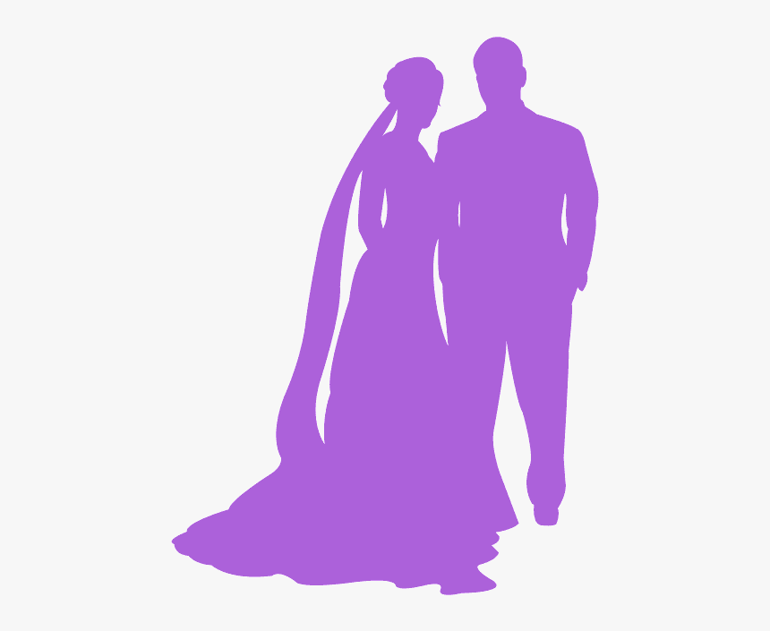 Couple Silhouette Pink, HD Png Download, Free Download