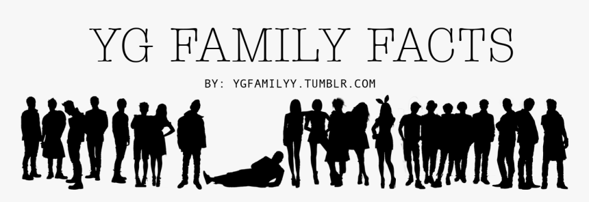#101 G Dragon Is One Of The First Few People (& Youngest) - Family Tumblr Picture Silhouette, HD Png Download, Free Download