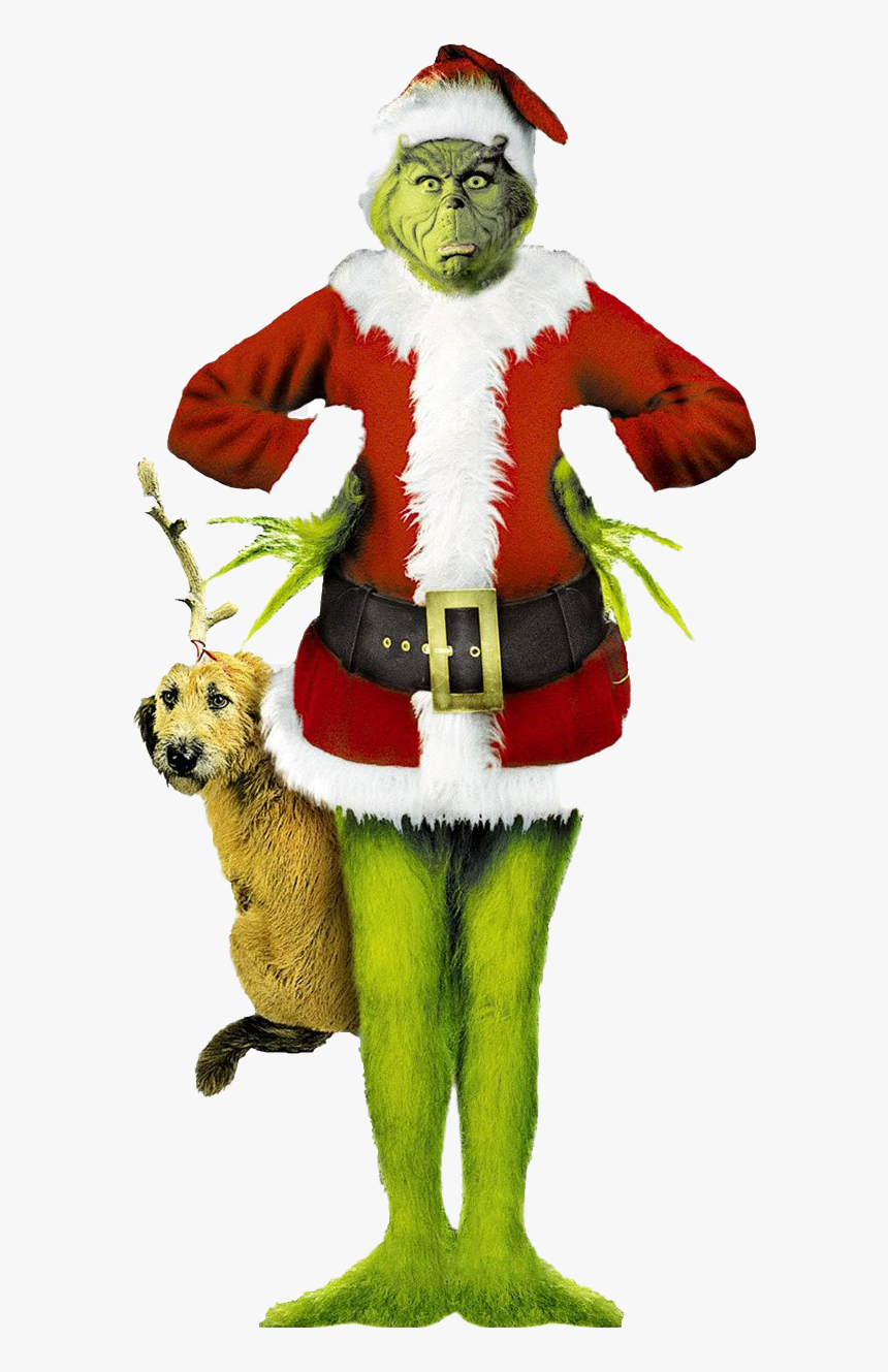 The Grinch Transparent Background Png - Grinch Jim Carrey Full Body, Png Download, Free Download