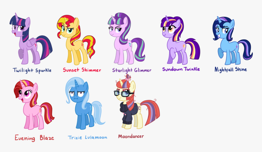 Transparent Clutter Clipart - My Little Pony Twilight Sparkle And Sunset Shimmer, HD Png Download, Free Download