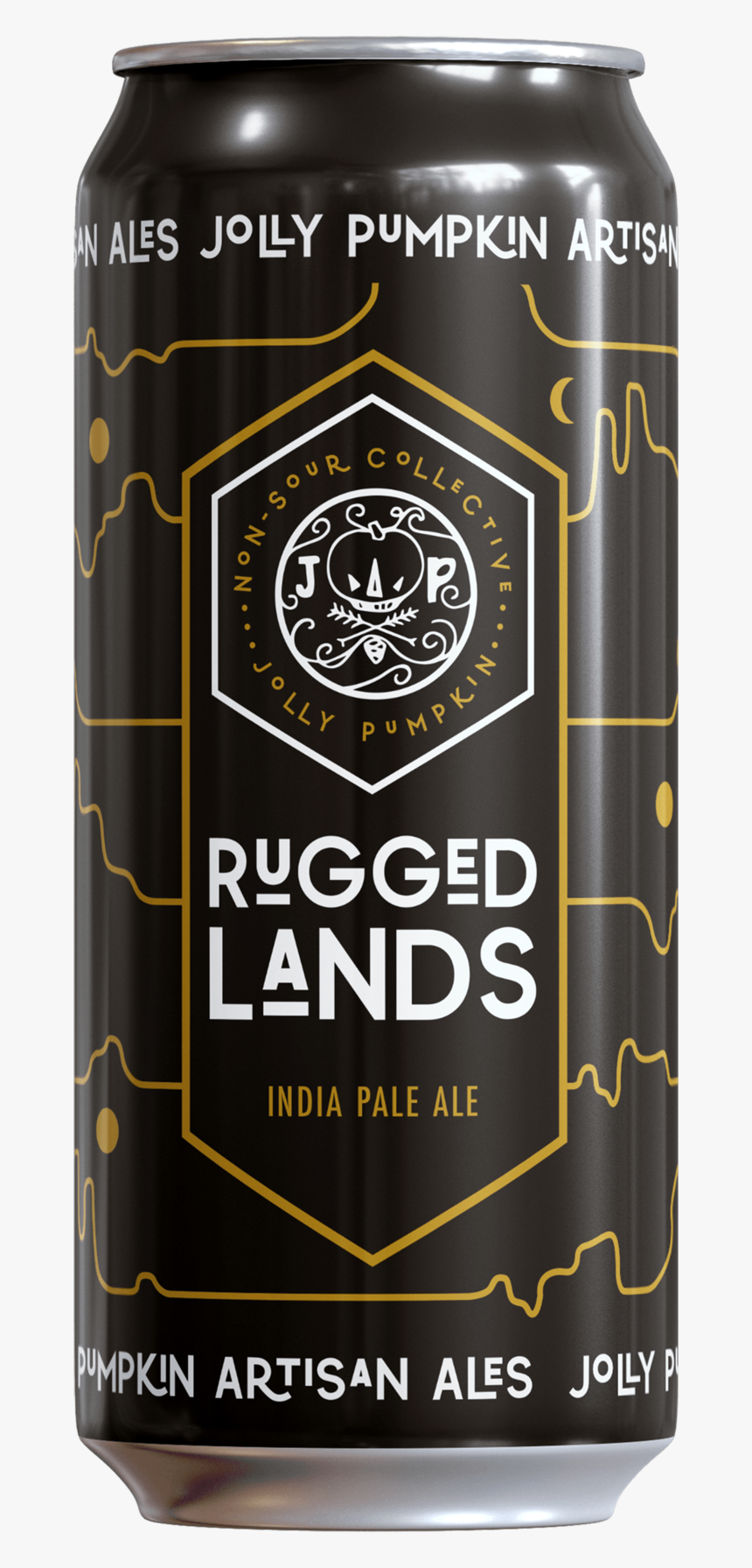 Jp - Rugged Lands - Web - Beer Can Back, HD Png Download, Free Download