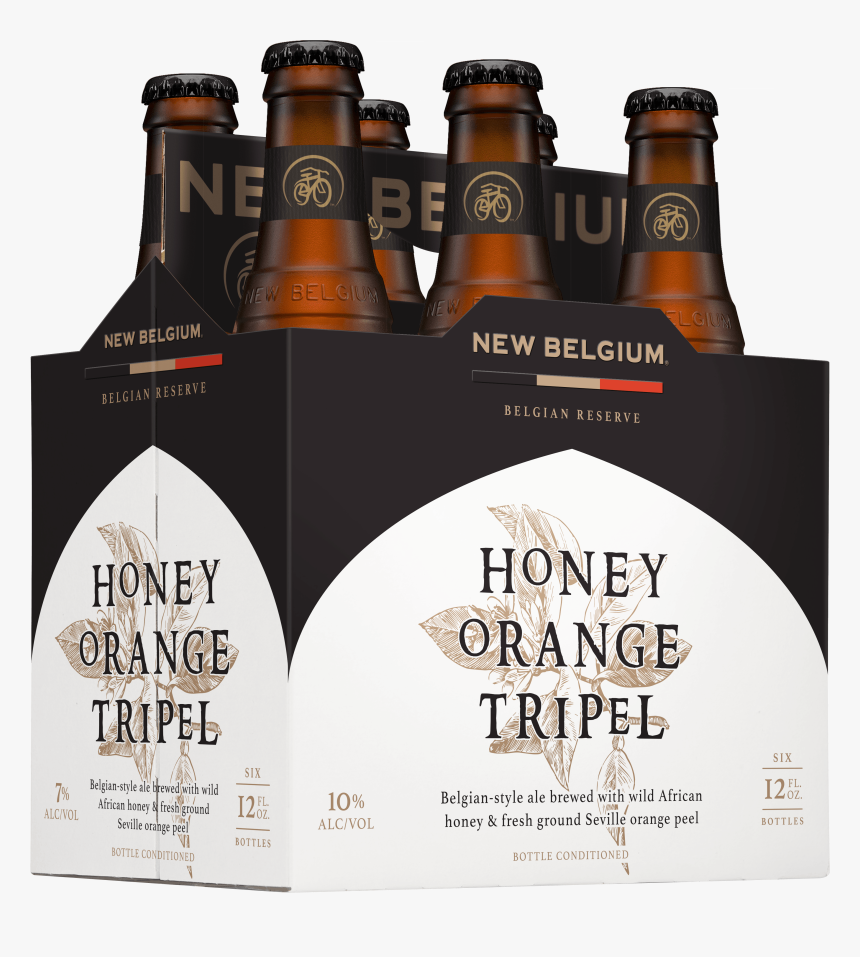 New Belgium Honey Orange Tripel 6 Pack 12 Oz - New Belgium 1554 Enlightened Dark Ale, HD Png Download, Free Download