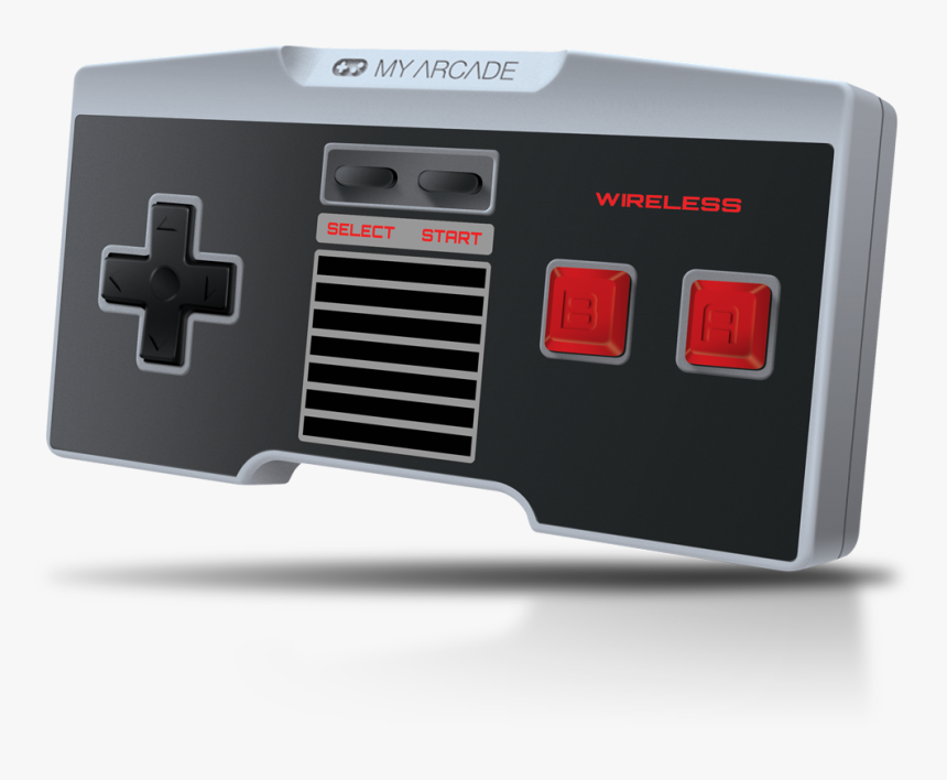 Nes Controller Png - My Arcade Nes Classic Wireless Controller, Transparent Png, Free Download