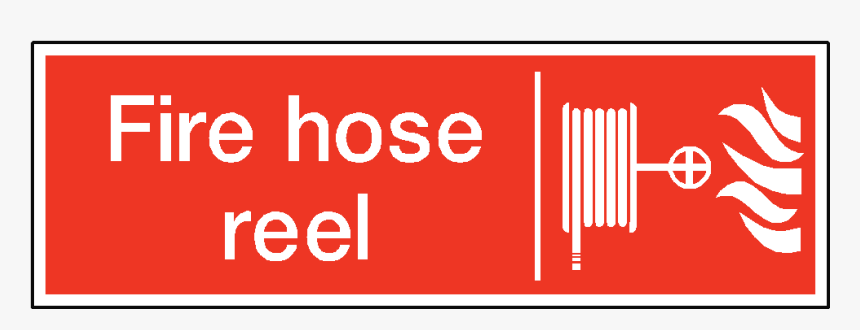 Fire Hose Reel Safety Sticker - Fire Hose Reel Sticker, HD Png Download, Free Download