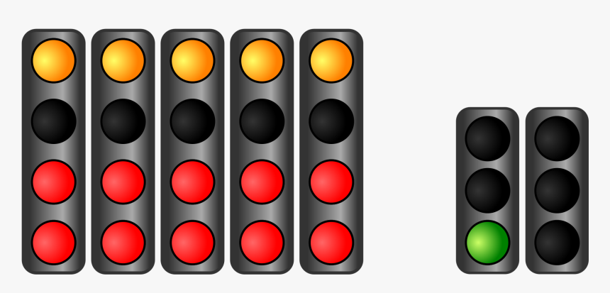 Lights Transparent Start - Race Lights Png, Png Download, Free Download