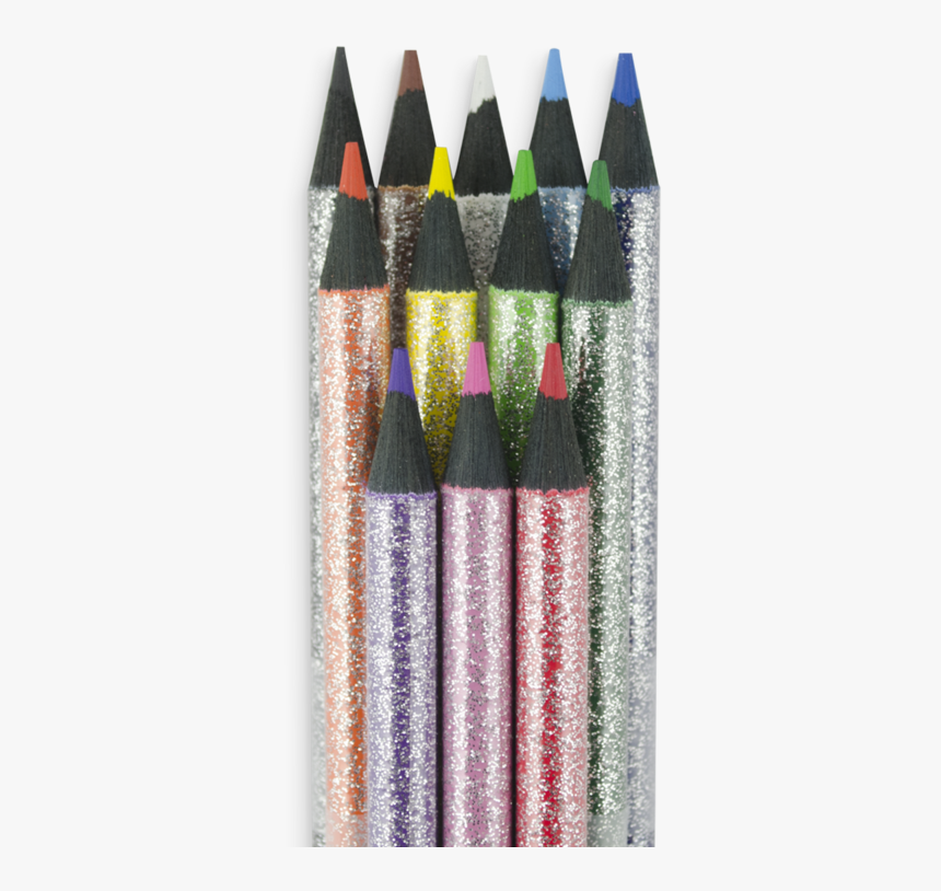 Glittering Colour Pencils, HD Png Download, Free Download