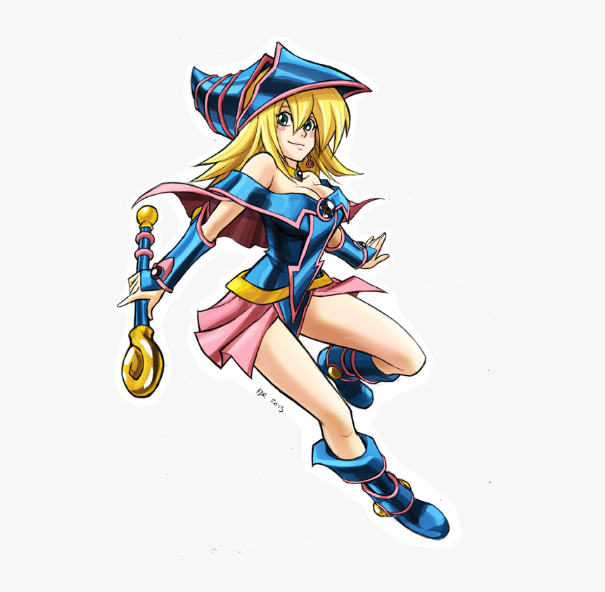 Collection Of Free Yugioh Drawing Dark Magician Girl - Yugioh Yugi Dark Magician Girl, HD Png Download, Free Download