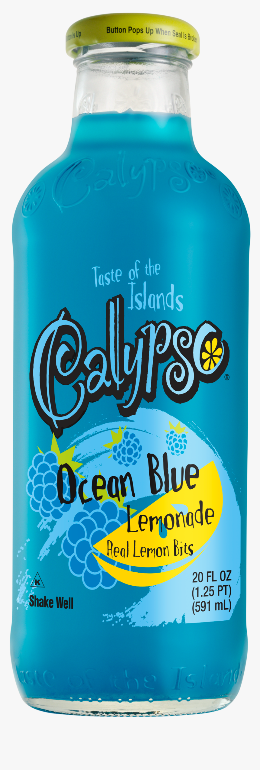 Transparent Blue Drink Png - Calypso Ocean Blue Lemonade Uk, Png Download, Free Download