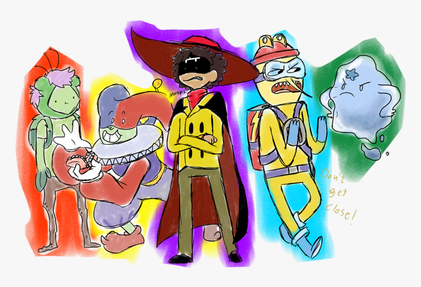 The Fearsome Five 
from The Darkwing Simon Au Thanks - Cartoon, HD Png Download, Free Download