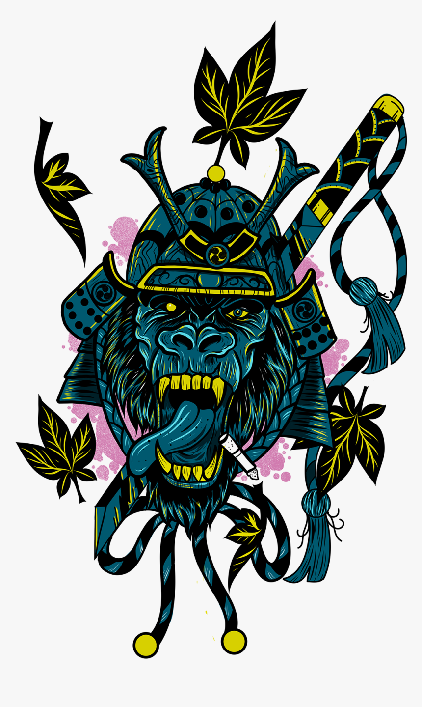 Sign Up To Join The Conversation - Gorilla Samurai Art Tattoo, HD Png Download, Free Download