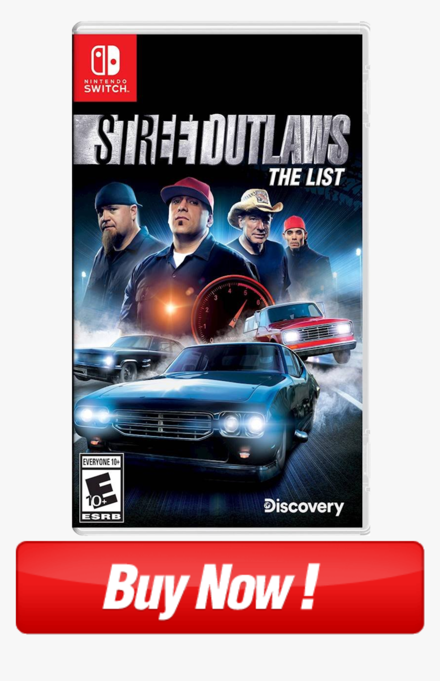 Street Outlaws The List 856131008091 Switch - Street Outlaws Nintendo Switch, HD Png Download, Free Download