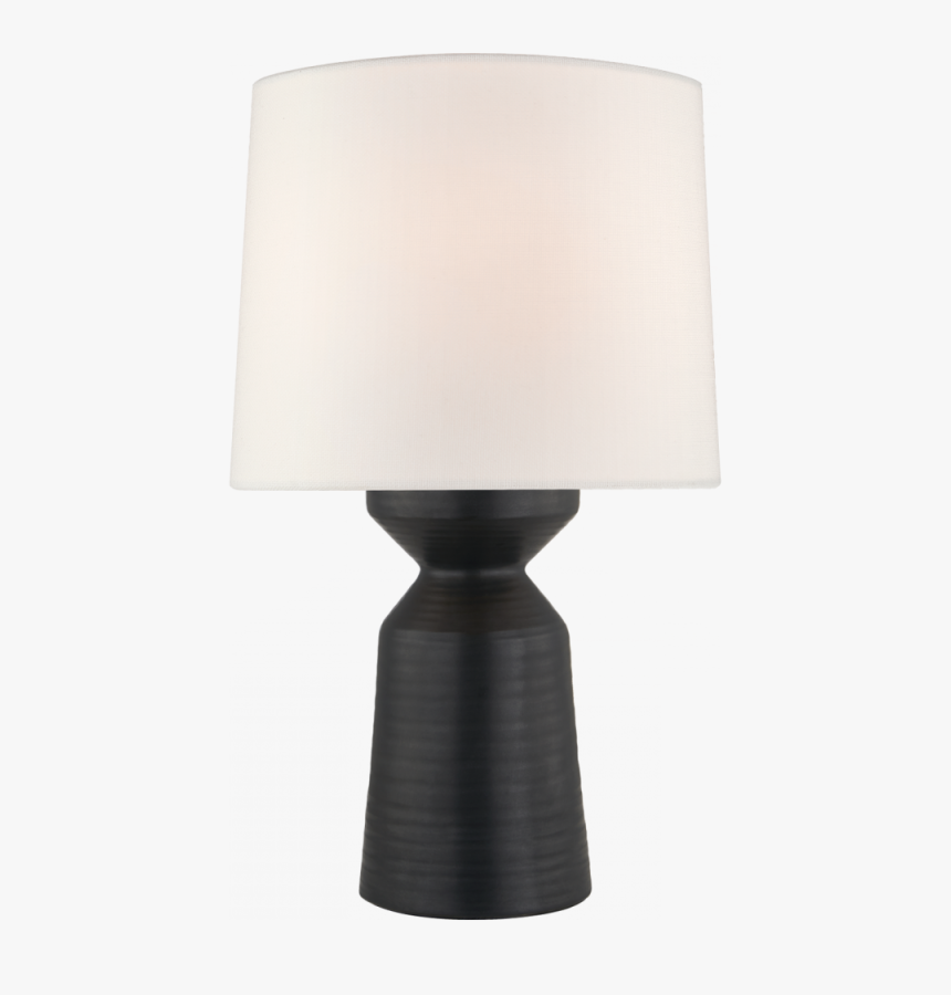 Nero Large Table Lamp In Matte Black With Linen - Lamp, HD Png Download, Free Download