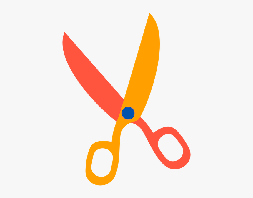 Collage Club Scissors Coloured - Clip Art, HD Png Download, Free Download