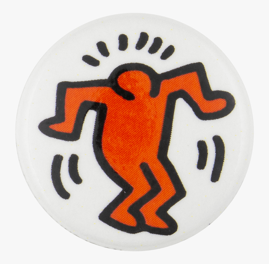 Keith Haring Person Art Button Museum, HD Png Download, Free Download