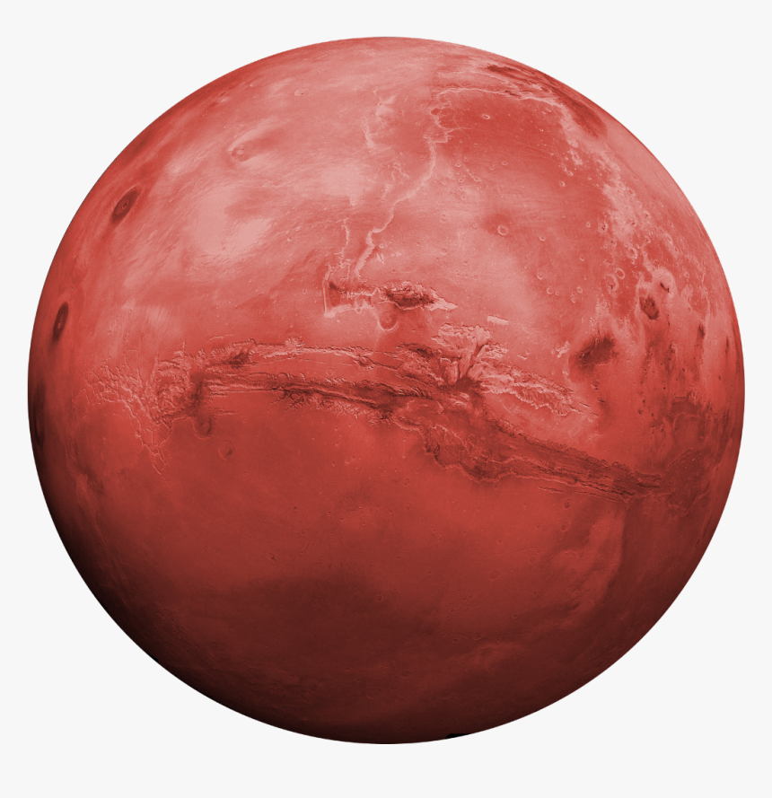#planet #space #red #texture #circle #sphere #effects - Planet Mars, HD Png Download, Free Download