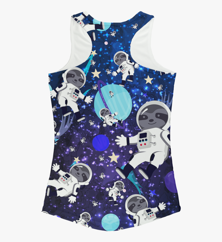 Space Sloth Women Performance Tank Top - Active Tank, HD Png Download, Free Download