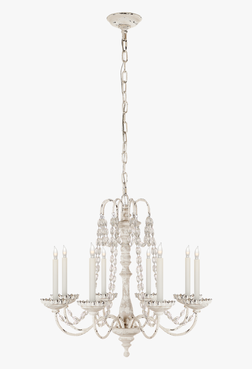 White Chandelier 8 Light, HD Png Download, Free Download