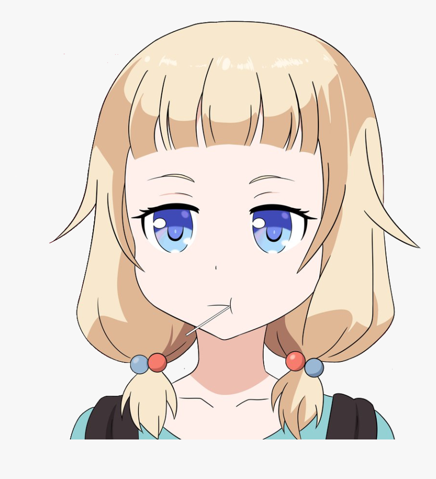 Anime Girl Thinking Png Transparent Png Kindpng