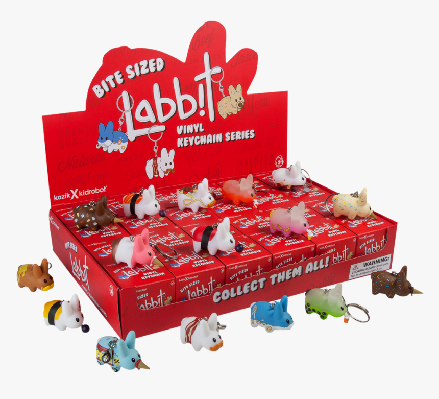 Bite Sized Labbit Blind Box Keychain - Keychain, HD Png Download, Free Download