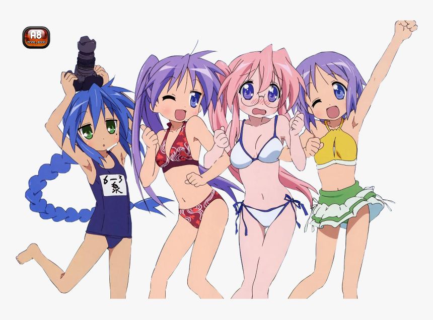 Konata Izumi And Kagami, HD Png Download, Free Download