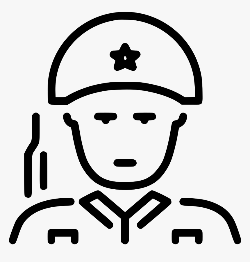 Soldier - Army Black White Icon, HD Png Download, Free Download