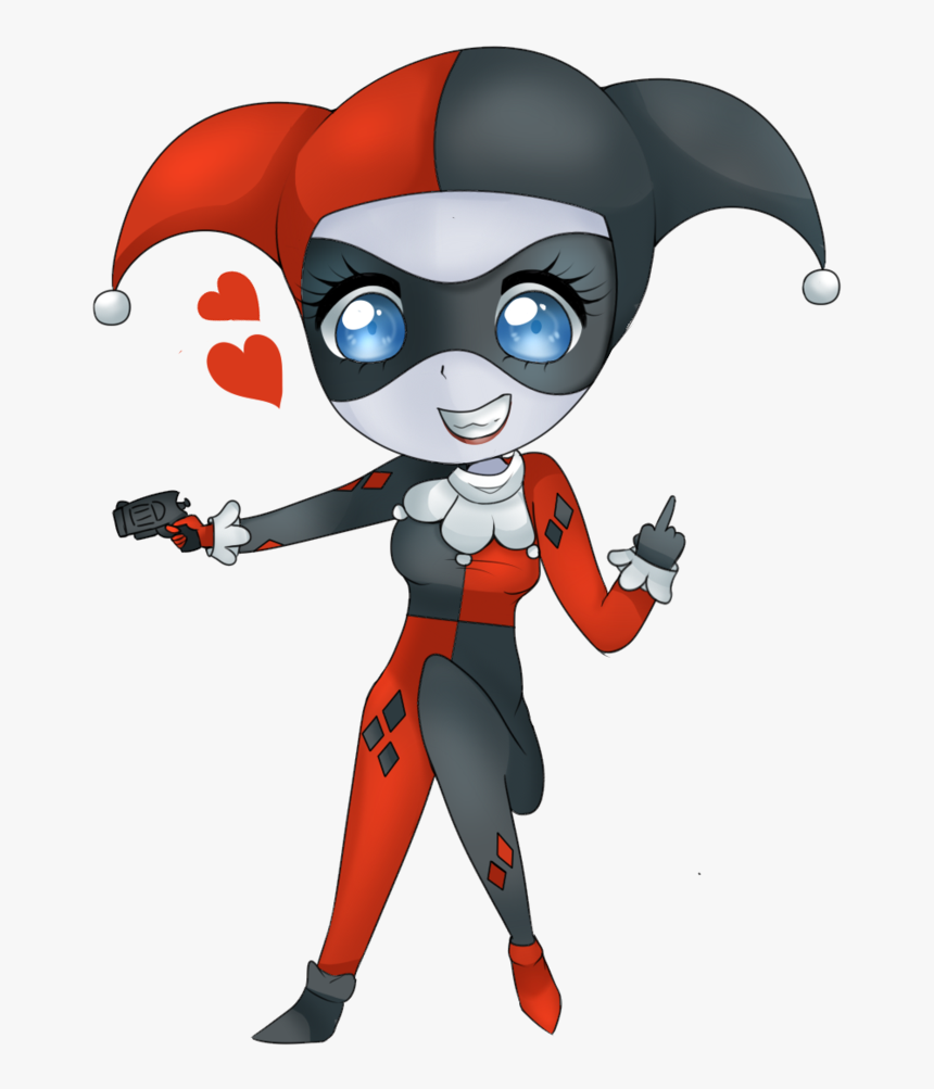 Clipart Chibi Harley Quinn Png, Transparent Png, Free Download