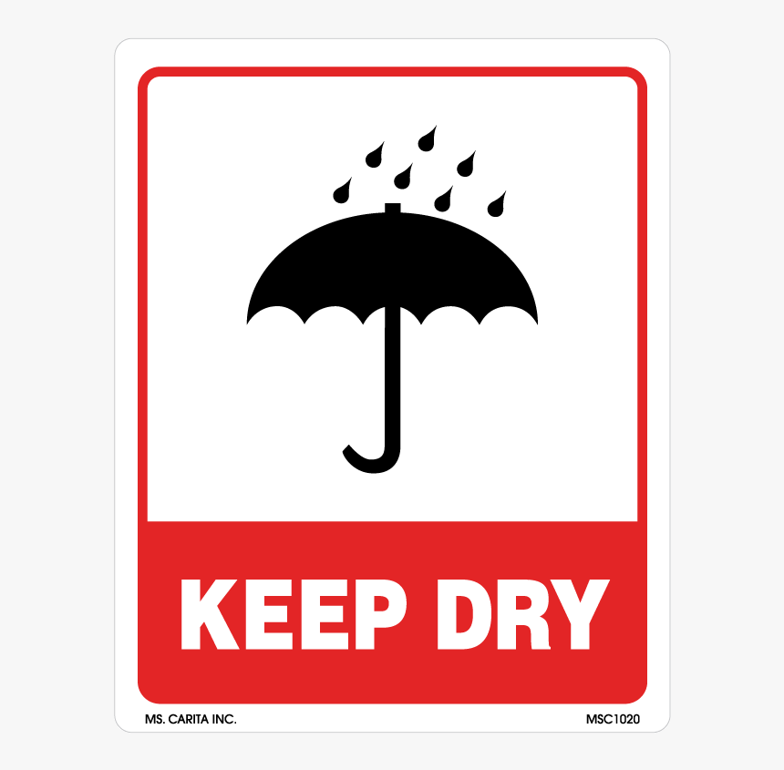 Keep Dry Labels - Keep Dry, HD Png Download, Free Download