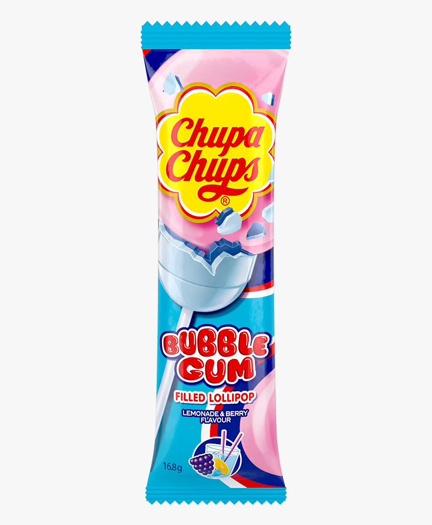 Chupa Chups Bubblegum Filled Lollipop 90 G, HD Png Download, Free Download