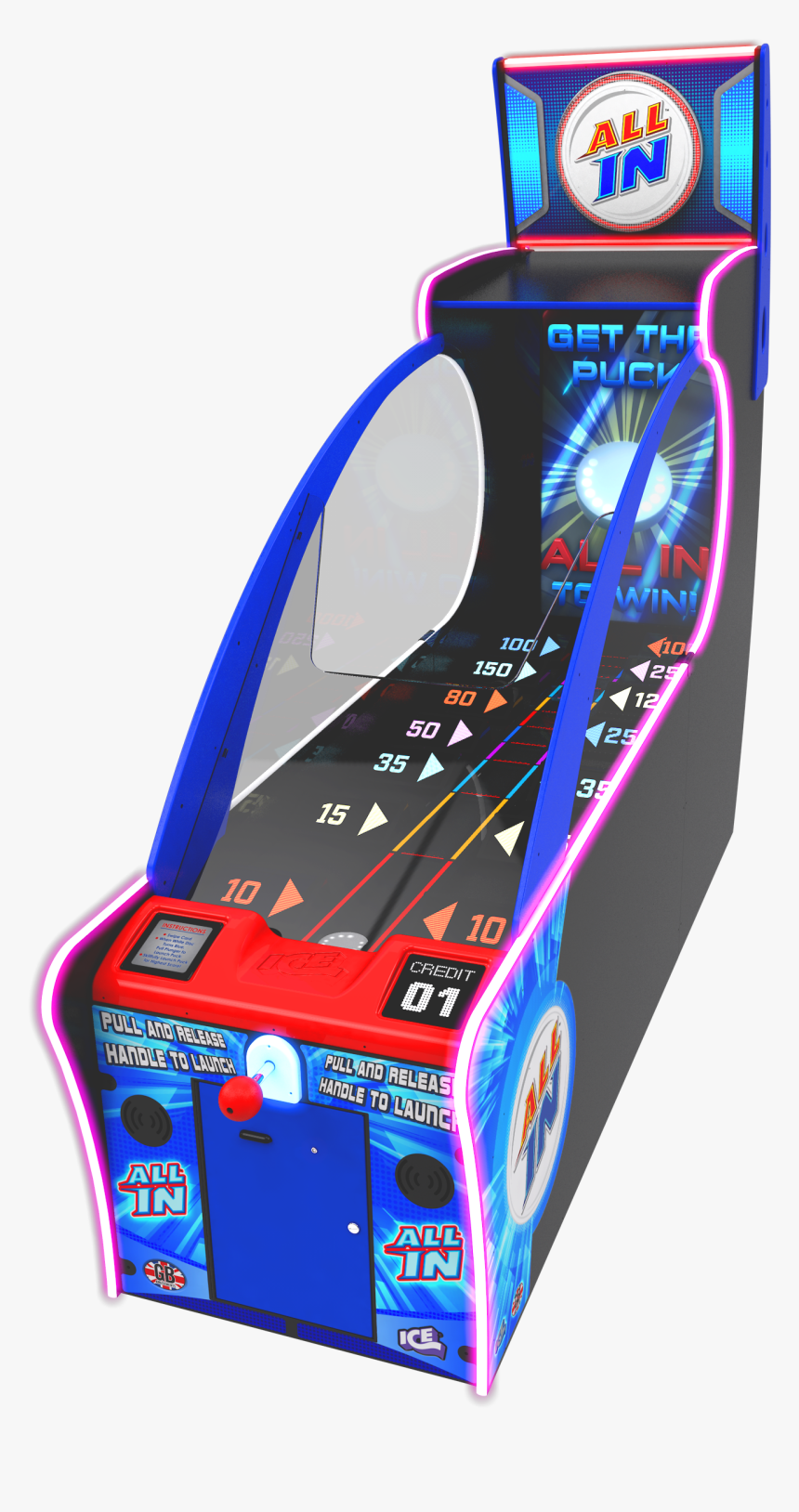 All In - Video Game Arcade Cabinet, HD Png Download, Free Download