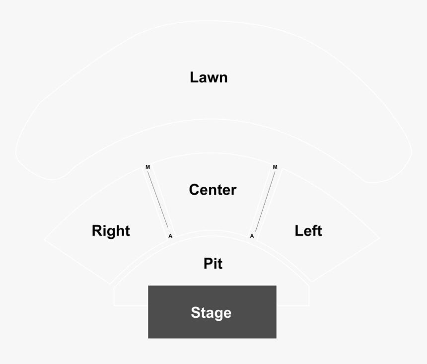 Kettlehouse Amphitheater Seating Chart Numbers, HD Png Download, Free Download