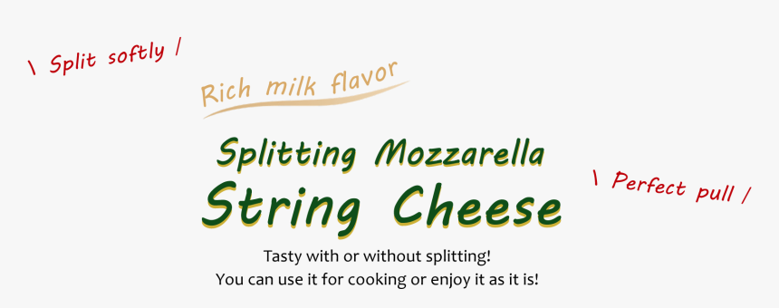 Splitting Mozzarella String Cheese - Parallel, HD Png Download, Free Download