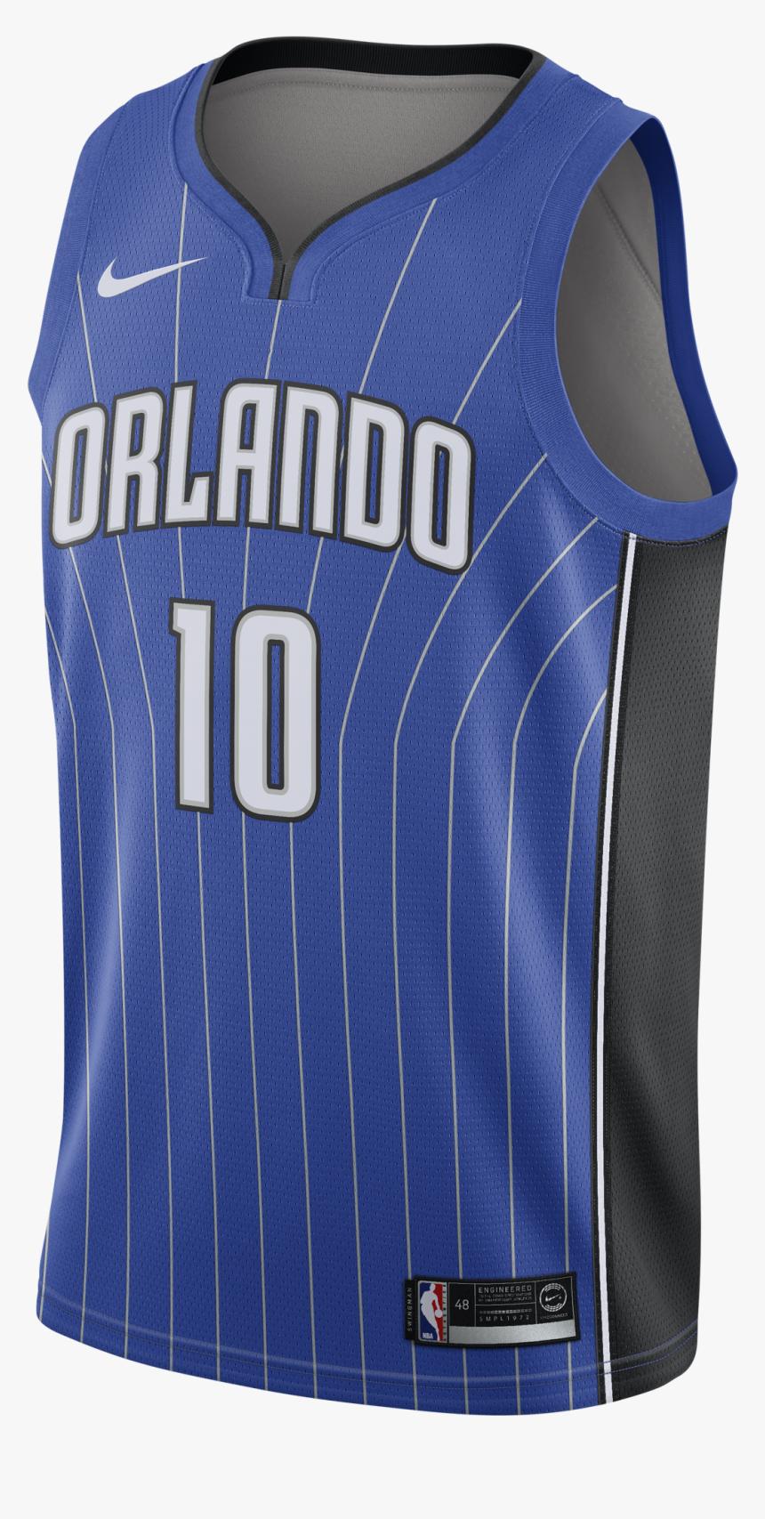 Nike Nba Orlando Magic Evan Fournier Road Swingman - Sports Jersey, HD Png Download, Free Download