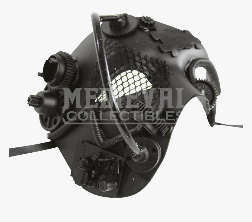 Forbiddenidentity Classic Black Steam Punk Mask With - Rotor, HD Png Download, Free Download