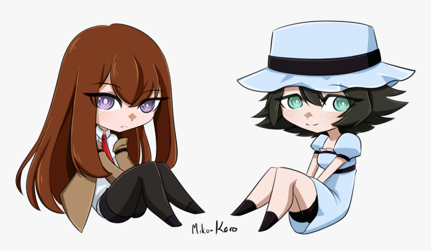 Some Steins Gate Charms I Did Kurisu And Mayuri, Enjoy - Cartoon, HD Png Download, Free Download