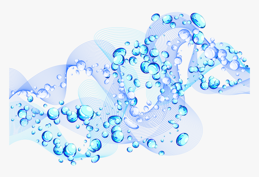 Drop Droplets Transprent - 波浪 线, HD Png Download, Free Download