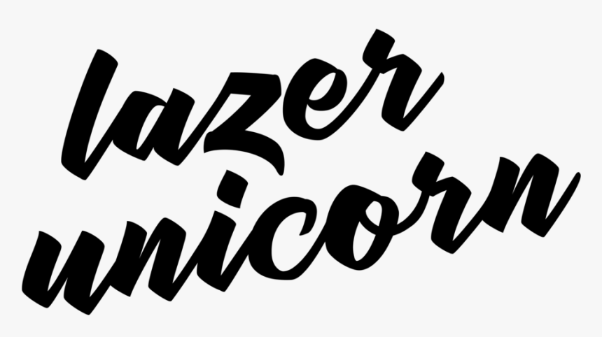Lazerunicorn Logo-03 Copy - Calligraphy, HD Png Download, Free Download