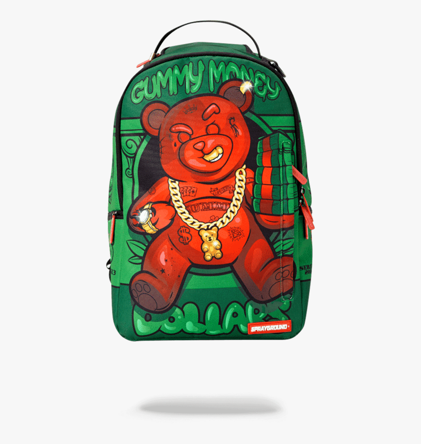 Sprayground Diablo Bear Returns Backpack B2380 - Sprayground Gummy Bear Backpack, HD Png Download, Free Download