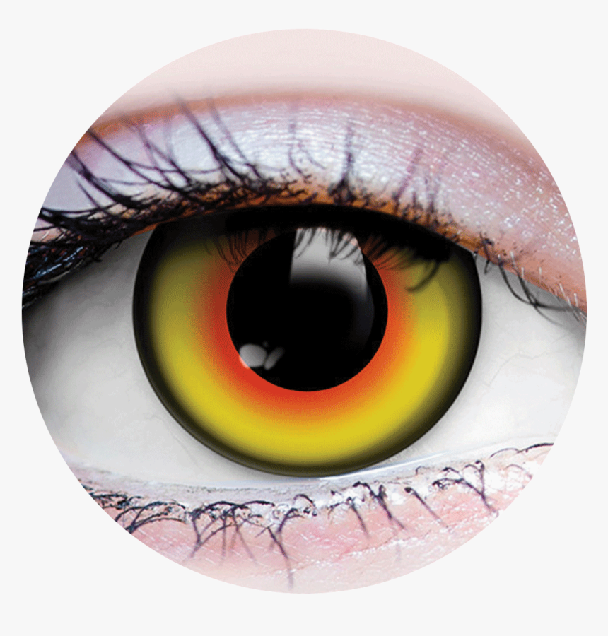 Primal® Mad Hatter"
 Class= - Primal Costume Contact Lenses Yellow, HD Png Download, Free Download