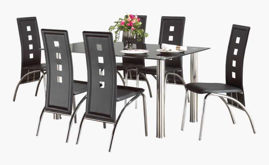 Celine 7-piece Dining Set - Table Avec Chaise Png, Transparent Png, Free Download