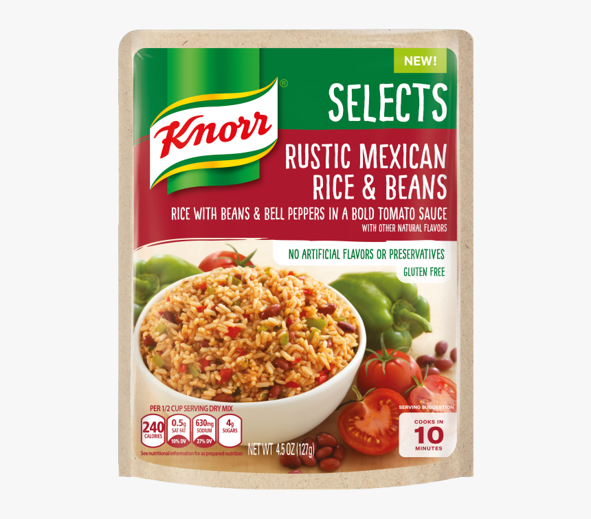 Mexican Beans Png - Knorr Four Cheese Risotto, Transparent Png, Free Download