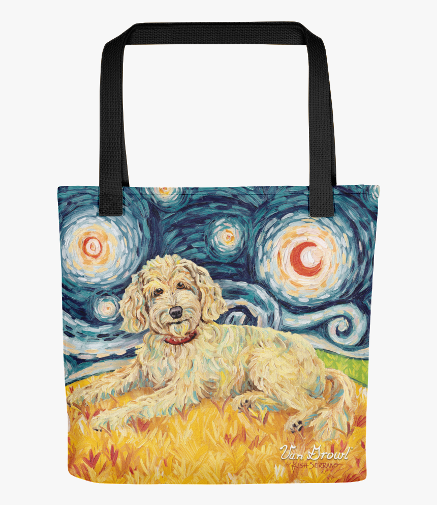 Golden Doodle On A Starry Night, HD Png Download, Free Download