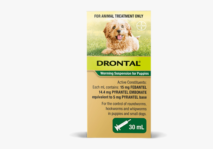 Drontal Worming Suspension For Puppies, HD Png Download, Free Download