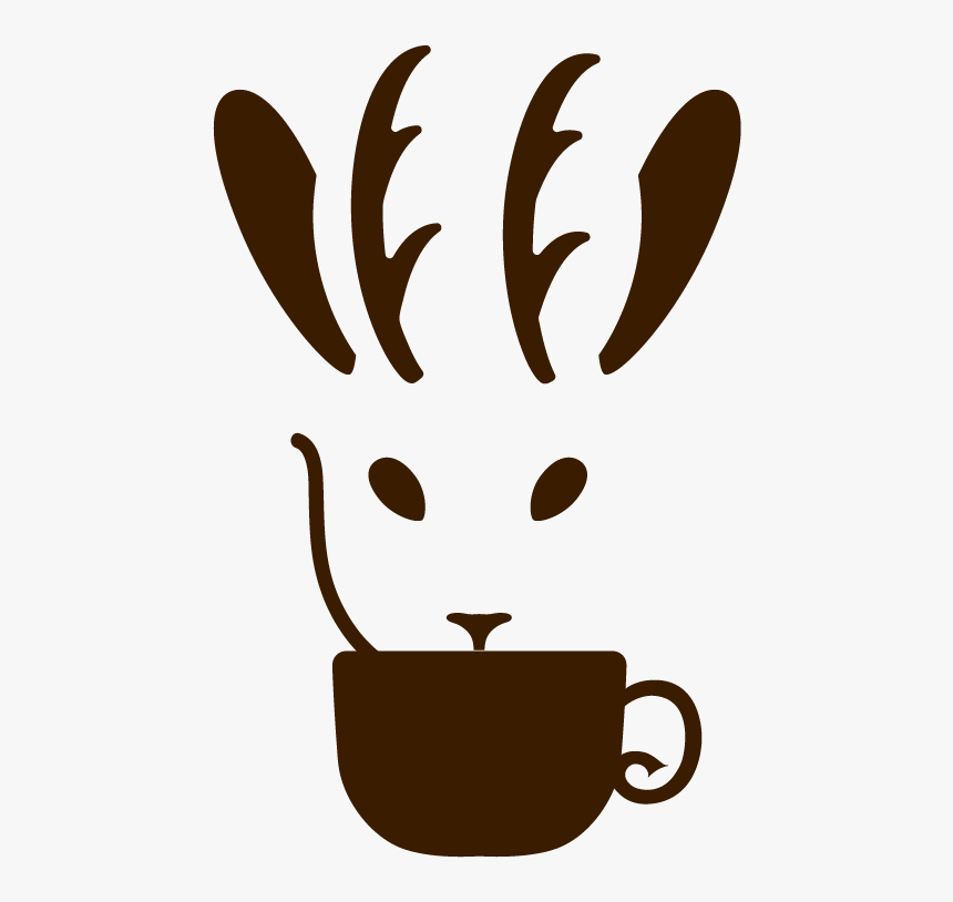 Javalope Logo Corner Cup Brown Opt 1 - Coffee Cup, HD Png Download, Free Download